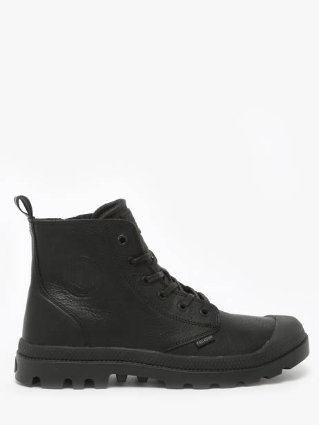 Pampa Zip Enkellaarsjes Uit Leder Palladium Zwart men 76888008 ander zicht 1